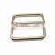large open plain metal bag hardware square ring