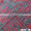 Slub Space Dye Poly Spandex Circular Fabric Heather Knitting Fabric