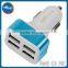 4 Ports Put Card Slot Cup Portable Car Charger 4 Usb Ports