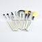 12pcs goat hair cosmetic tools for beauty foundation make up brushes