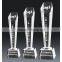 Wholesale Transparent Custom Design acrylic trophy/acrylic award models