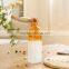 colored cork lid glass bottle home decration glass vase