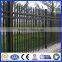 Cheap black powder coated galvanized security backyard metal steel picket fencing