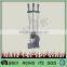 High quality 4 in 1black fireplace tools for cleaning model 7B