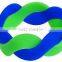  fashionable twist btacelet silicone link wrist band