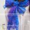 New design wrinkle silk scarf with wave line for women accessories