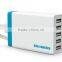 Super fast universal 5 ports usb charger adapter power strip with USB ports
