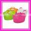 plastic laundry basket hot sale / plastic round laundry basket / colored plastic laundry baskets