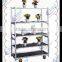 Display Danish Flower Trolley Cart Plant Carrier