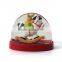2015 custom plastic snowball with resin figurine