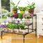 New design anti-oxidation metal wrought flower pot stand