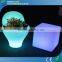 Romantic atmosphere rechargeable led cube with flashing color GKC-060RT