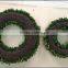 16'' natural boxwood wreath preserved