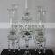 Jingyage modern crystal candelabra for wedding centerpiece