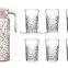 1000ml 7PCS glass jug set/ water &juice jug set, glass pitcher with cup set