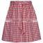 Belted Gingham Skirt school mini skirt