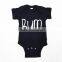 New fashion baby clothes 2017 boutique clothing printing black short sleeve 100% cotton Baby boy top