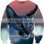 high quality Sublimation All over print crewneck sweatshirt,OEM, vivid 3D printing