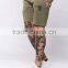 Khaki Cotton Fleece Shorts for Men High Quality Gym Shorts Black Sweat Shorts Tapered Jogger Pants
