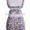 Manufacturer Women Short Square Cut Out Back New Pattern Rompers With Invisible Zipper