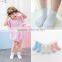 Cotton Baby Socks Solid Lace Newborn Boy Girl Loose Floor Anti-slip Infant Socks