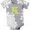 high quality short sleeve baby bodysuit of cute design and soft cotton fabric print Infant Romper baby clothes factory price