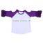 Kids t Shirt Wholsale China Cold Shouldler Long Sleeve t Shirt Icing Ruffle Infant Shirt