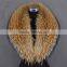 Myfur Top Quality Custom Order Natural Color Raccoon Fur Trim Collar