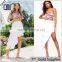 Asymmetrical Long White Tiered Skirt for Summer Designer Woman Party Wear