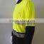 Mens two-tone high visibility 3M segmented reflective tape Australia long sleeve wicking safety polo shirt