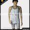 High quality and elegant gym stringer singlet with customer's logo for man