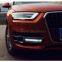 AUDI Q3 2013 to up DRL LED Daytime Running Lights Car headlight parts Fog lamp cover