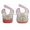 pretty pattern printed 4 layers cotton baby bibs wholesale