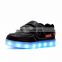 Factory wholesale latest design USB rechargeable kids LED luminous light shoes Children kids led shoes sneakers