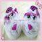 cute beautiful design stuffed plush animal slippers