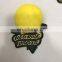 2017 New design popular beautiful embroidery patch with ball