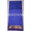 Women's Designer Wedding Wear Blue Border Handmade Kanjeevaram Banarasi Silk Bridal Saree Party Wear Dress