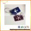 2017 metal luggage tag the logo can be customized