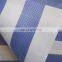 awning fabric blue white stripe pe tarpaulin