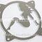 Rusty Laser Cut Animal Metal Hanging Garden Art