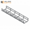 Hot dip galvanized power engineering and communication project straight wire mesh cable tray / zinc basket wire tray low price