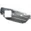 2-PIN Front Grill Chrome Silver 07-14 for Mercedes Benz C class W204