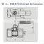 Float ball core structure electric 2 ss ball valve