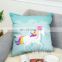 Custom Digital print unicorn throw pillow case cover