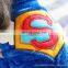Dog clothes Superman cosplay pet Peter Pan apparel pet clothes coral fleece