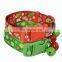 2019 Christmas Pet Products New Red and Green Bells Collar Dog Collar Pet Collar