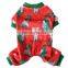 New cute and cool four-legged christmas funny dog clothes pet
