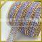 2016 New Arrival resin stones with aluminum chain for shoe accessory FHRS052