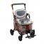 Steel frame firm large capacity rollator shopping cart trolley walker