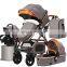 High Landscape Baby Stroller Can Sit Reclining Lightweight Folding Four-wheel